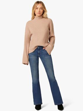 JOE'S JEANS Petite Bootcut Nevaeh Dark Rinse Low Rise Boot Leg Jeans, Size 26